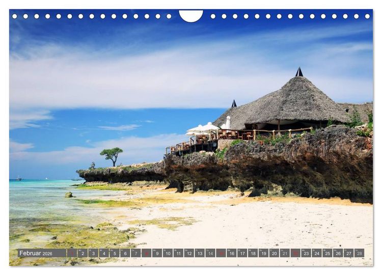 Produktbild: Sansibar (Wandkalender 2026 DIN A4 quer), CALVENDO Monatskalender
