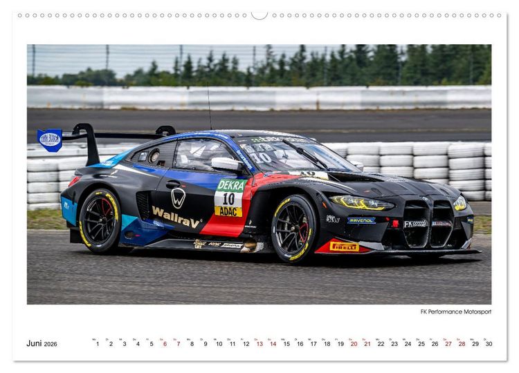 Produktbild: Bayern Power beim GT Masters (hochwertiger Premium Wandkalender 2026 DIN A2 quer), Kunstdruck in Hochglanz