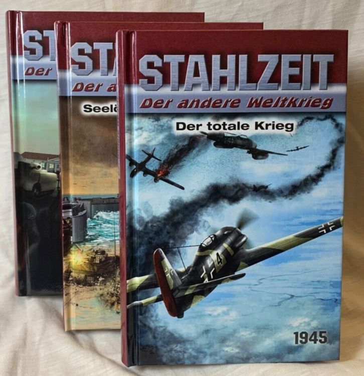 Produktbild: STAHLZEIT B&auml;nde 10-12: Der totale Krieg &ndash; Seel&ouml;we &ndash; die Invasion &ndash; Zeitenwende