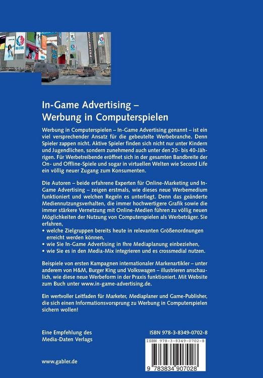Produktbild: In-Game Advertising - Werbung in Computerspielen