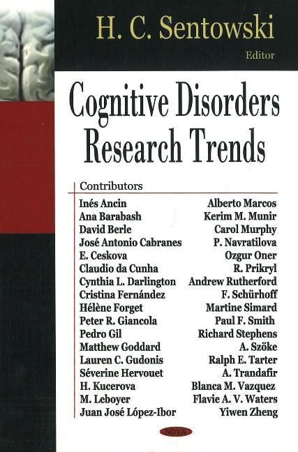 Produktbild: Cognitive Disorders Research Trends