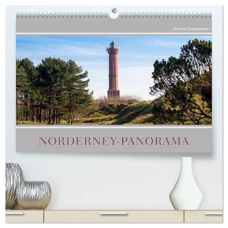 Produktbild: Norderney-Panorama (hochwertiger Premium Wandkalender 2026 DIN A2 quer), Kunstdruck in Hochglanz