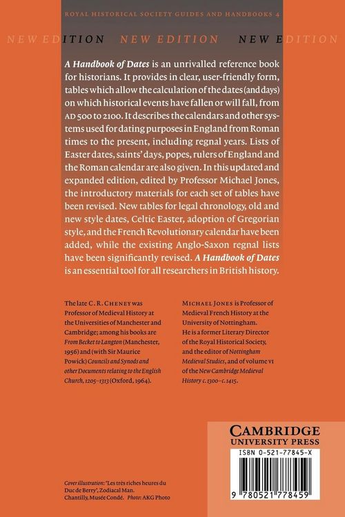 Produktbild: A Handbook of Dates