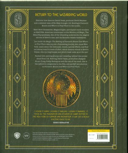 Fantastic Beasts Movie Tie-In Books: Inside The Magic: The Making Of Fantastic Beasts And Where To Find Them 9780062571328 - Foto 4