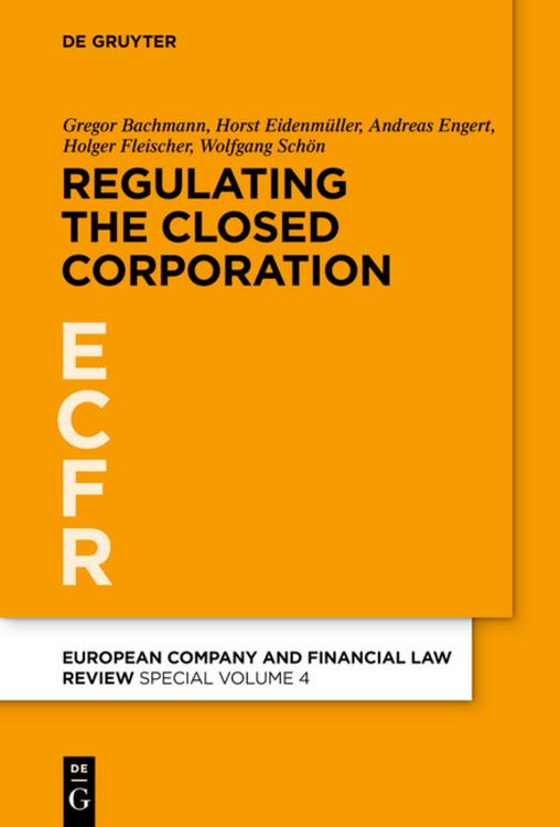 Produktbild: Regulating the Closed Corporation