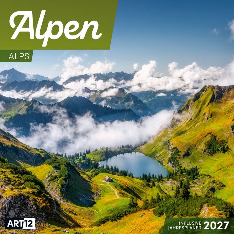 Produktbild: Alpen Kalender 2027 - 30x30 - Art12
