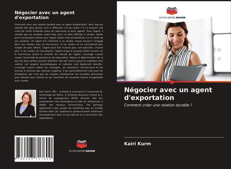 Produktbild: N&eacute;gocier avec un agent d'exportation