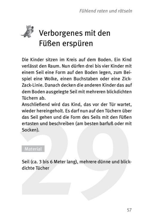 Produktbild: Die 50 besten F&uuml;hl- und Tastspiele