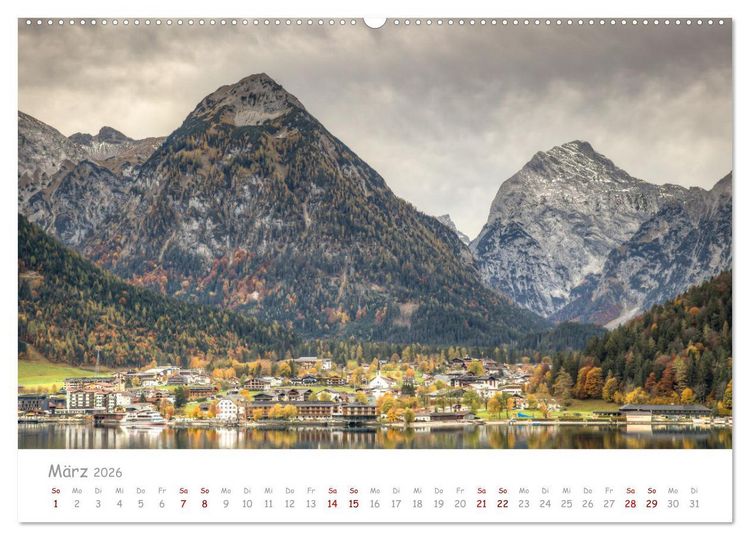 Produktbild: Tirol - Herbst am Achensee (Wandkalender 2026 DIN A2 quer), CALVENDO Monatskalender