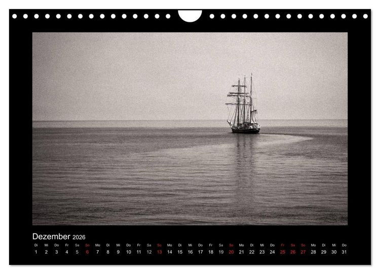 Produktbild: Segelschiffe auf der Ostsee (Wandkalender 2026 DIN A4 quer), CALVENDO Monatskalender