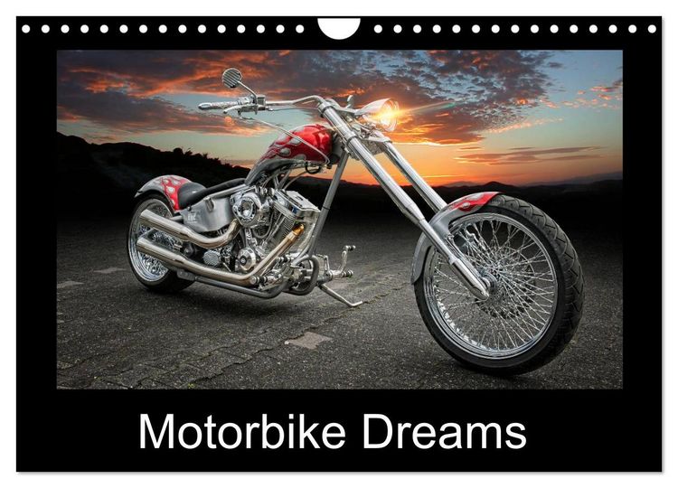 Produktbild: Motorbike Dreams (Wall Calendar 2026 DIN A4 landscape), CALVENDO 12 Month Wall Calendar