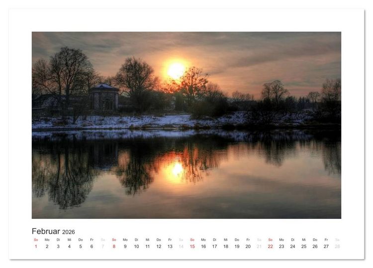 Produktbild: Das Weserbergland (Tischkalender 2026 DIN A5 quer), CALVENDO Monatskalender