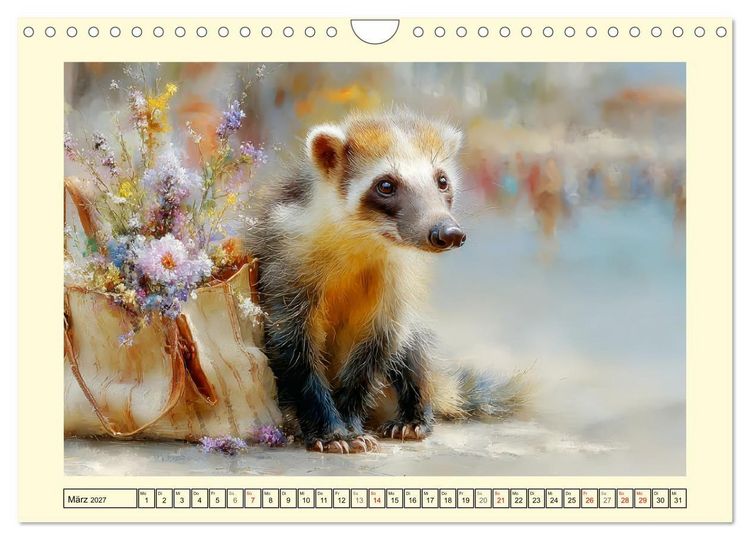 Produktbild: Nasenb&auml;ren. Neugierig zwischen &Auml;sten und Strand (Wandkalender 2027 DIN A4 quer), CALVENDO Monatskalender
