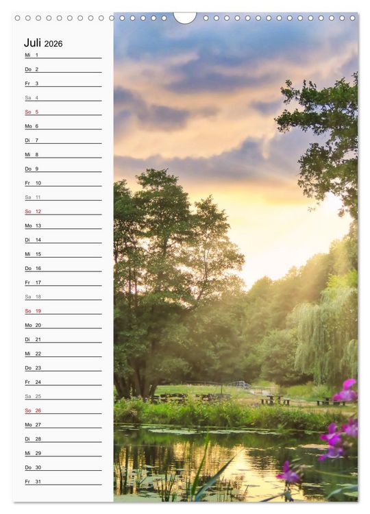Produktbild: Nieste, Kleinod am Kaufunger Wald (Wandkalender 2026 DIN A3 hoch), CALVENDO Monatskalender