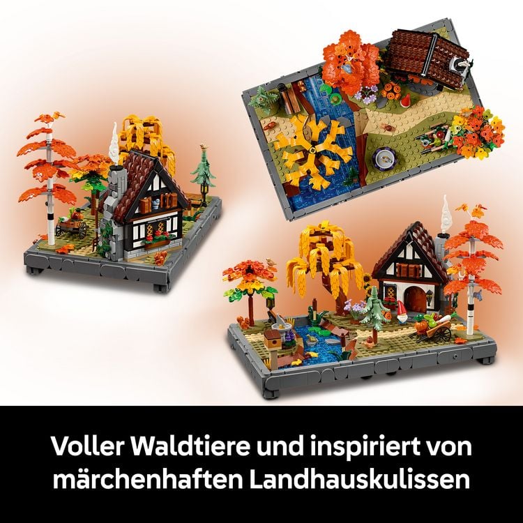 Produktbild: LEGO Icons 11372 Herbstlicher Landhausgarten, Modellbau f&uuml;r Erwachsene