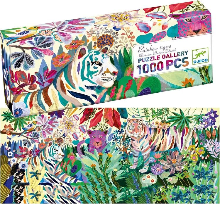 Produktbild: Puzzle - Galerie Rainbow Tigers