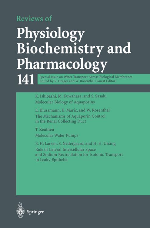Produktbild: Special Issue on Water Transport Across Biological Membranes