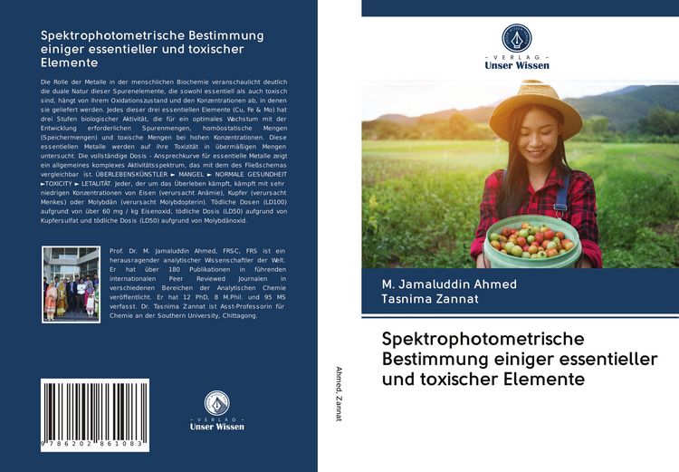 Produktbild: Spektrophotometrische Bestimmung einiger essentieller und toxischer Elemente