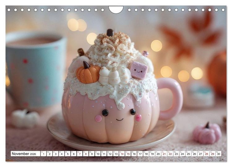 Produktbild: Kawaii-Gl&uuml;cksmomente (Wandkalender 2026 DIN A4 quer), CALVENDO Monatskalender