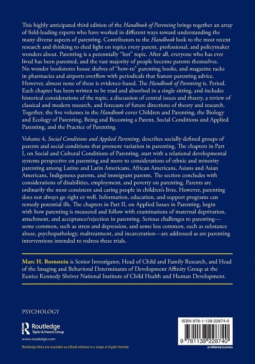 Produktbild: Handbook of Parenting