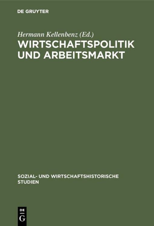 Produktbild: Wirtschaftspolitik und Arbeitsmarkt