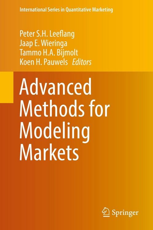 Produktbild: Advanced Methods for Modeling Markets