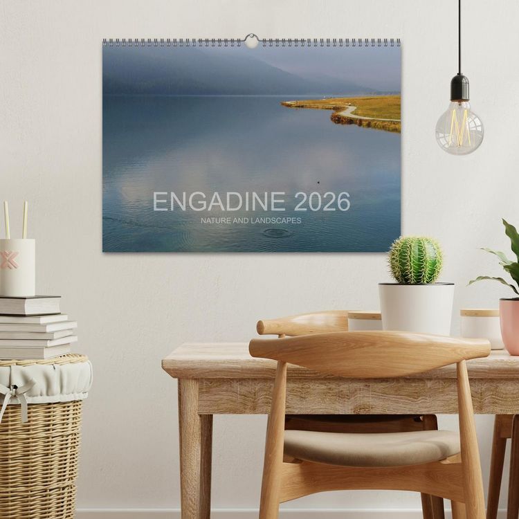 Produktbild: Engadine 2026 - Nature and landscapes (Wall Calendar 2026 DIN A3 landscape), CALVENDO 12 Month Wall Calendar