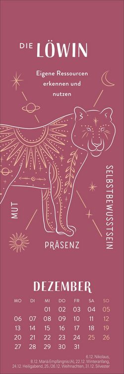 Produktbild: Krafttiere Lesezeichen & Kalender 2027