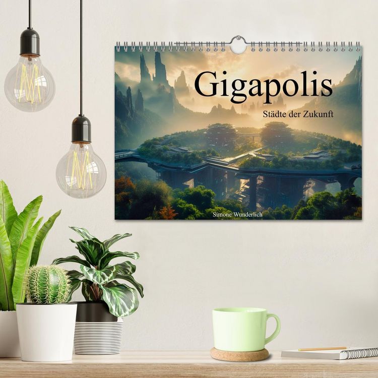 Produktbild: Gigapolis (Wandkalender 2026 DIN A4 quer), CALVENDO Monatskalender
