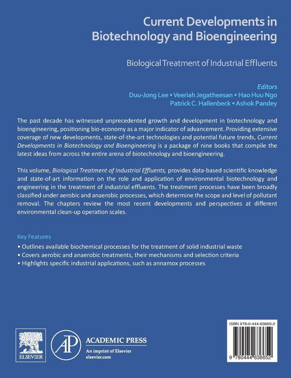 Produktbild: Current Developments in Biotechnology and Bioengineering