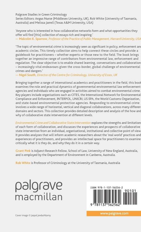 Produktbild: Environmental Crime and Collaborative State Intervention
