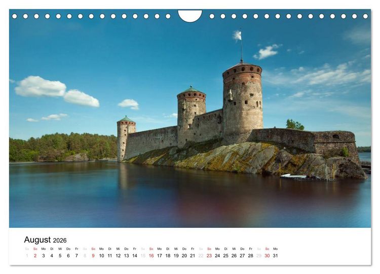 Produktbild: Finnland: Land der 1000 Seen (Wandkalender 2026 DIN A4 quer), CALVENDO Monatskalender