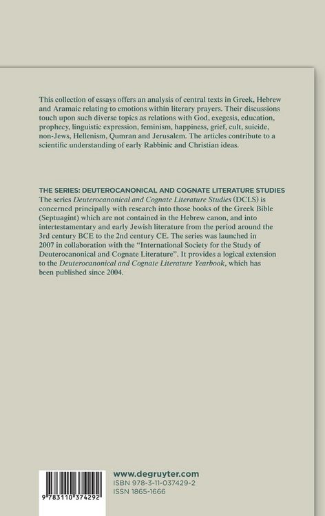Produktbild: Ancient Jewish Prayers and Emotions