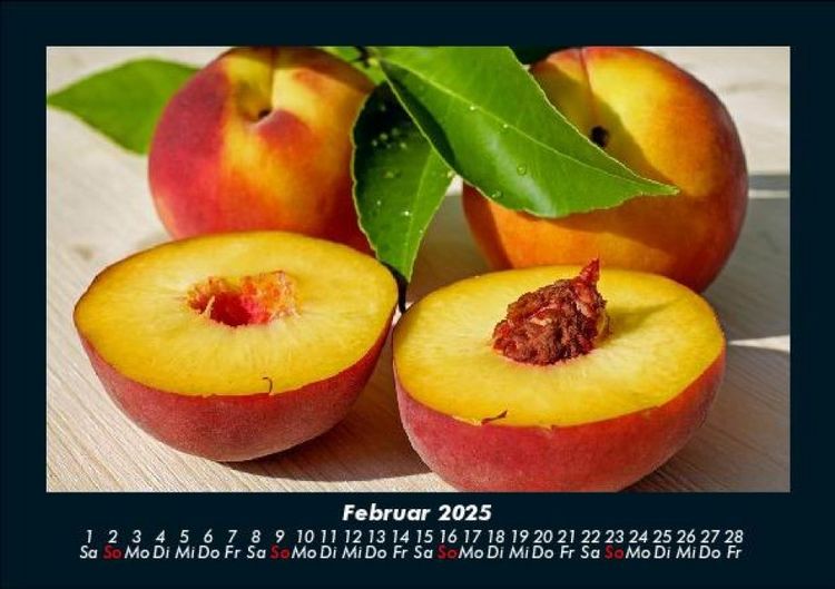 Produktbild: Obstkalender 2025 Fotokalender DIN A5