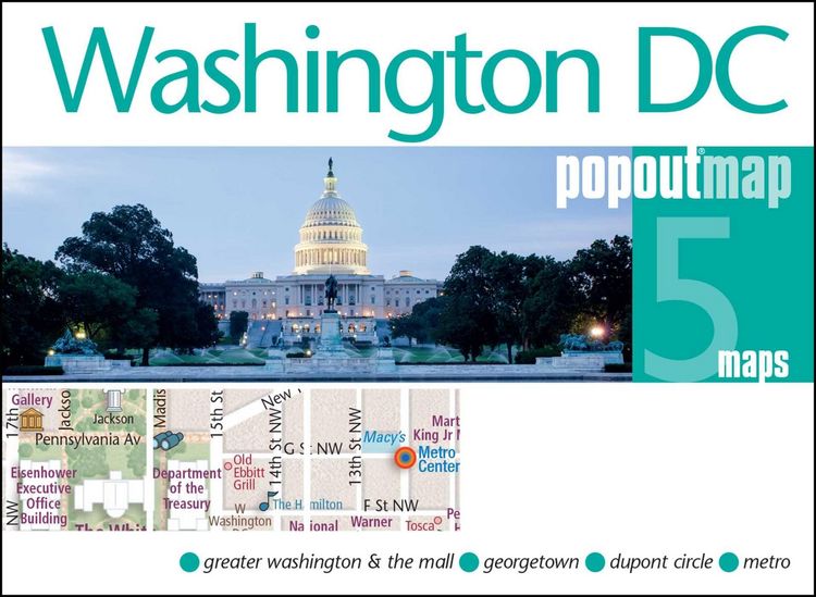 Produktbild: Washington DC Popout Map