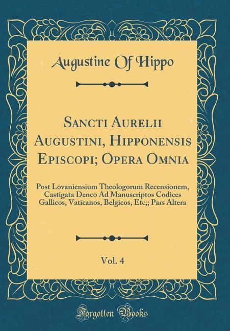 Produktbild: Lat-Sancti Aurelii Augustini H