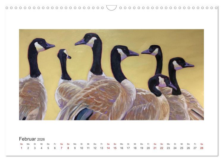 Produktbild: Auf leichten Schwingen - Zugv&ouml;gel (Wandkalender 2026 DIN A3 quer), CALVENDO Monatskalender