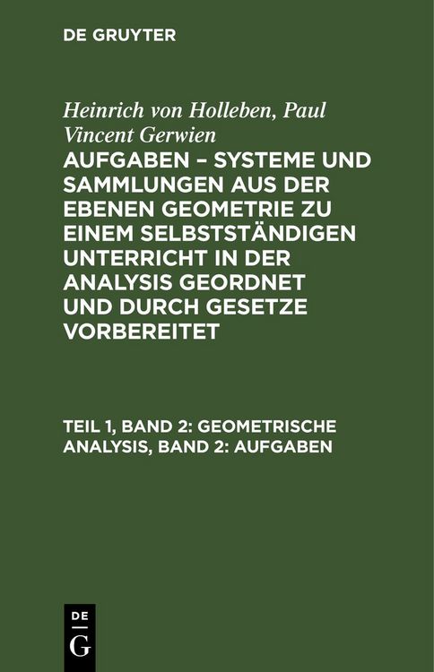 Produktbild: Geometrische Analysis, Band 2: Aufgaben