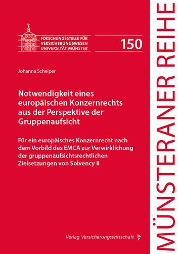 Produktbild: Notwendigkeit eines europ&auml;ischen Konzernrechts aus der Perspektive der Gruppenaufsicht