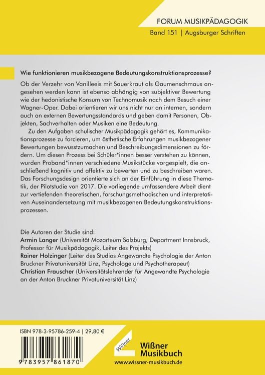 Produktbild: Conscious and Unconscious Effects of Music (CUEM) 2