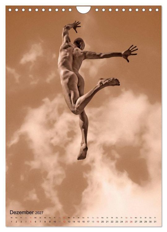 Produktbild: JUMP! ATHLETISCHE M&Auml;NNERAKTE (Wandkalender 2027 DIN A4 hoch), CALVENDO Monatskalender