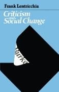Produktbild: Criticism and Social Change