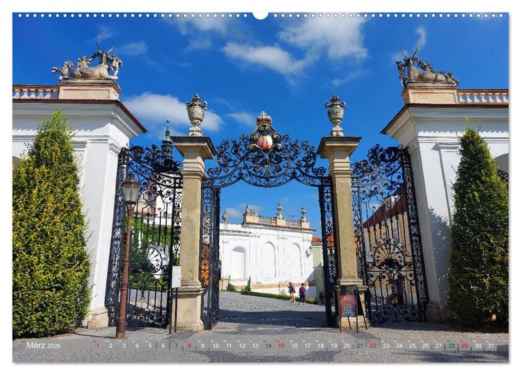 Produktbild: Mikulov in Tschechien (hochwertiger Premium Wandkalender 2026 DIN A2 quer), Kunstdruck in Hochglanz