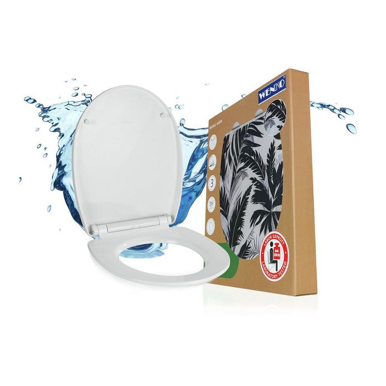 Produktbild: WC-Sitz Mod. Agen, Toilettensitz mit Absenkautomatik und Relief-Druck