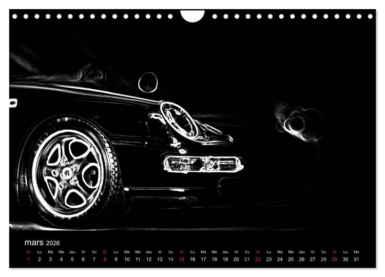 Produktbild: 911 Lignes (Calendrier mural 2026 DIN A4 vertical), CALVENDO calendrier mensuel
