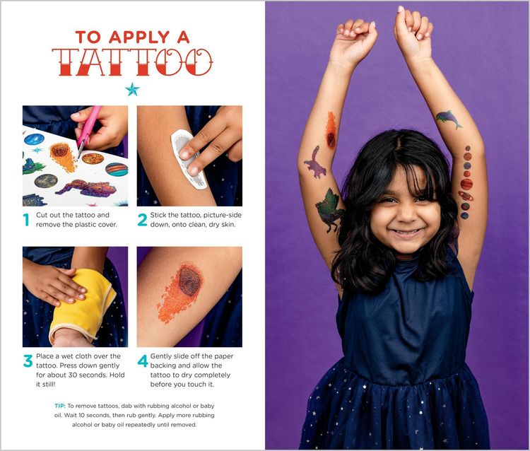 Produktbild: Cool, Cosmic Tattoo Stars and Planets