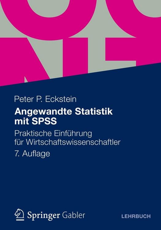 Produktbild: Angewandte Statistik mit SPSS