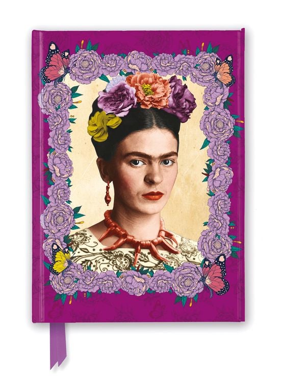Produktbild: Premium Notizbuch DIN A5: Frida Kahlo, Lila