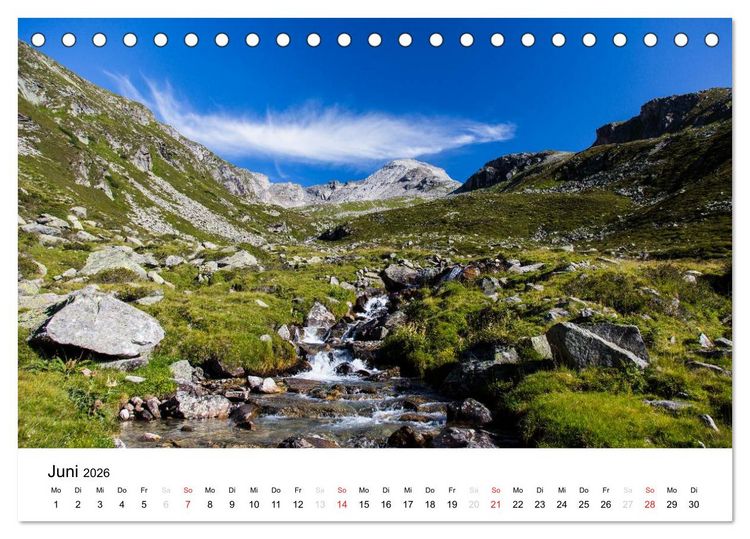 Produktbild: Tirol &ndash; Impressionen aus dem Alpenland (Tischkalender 2026 DIN A5 quer), CALVENDO Monatskalender