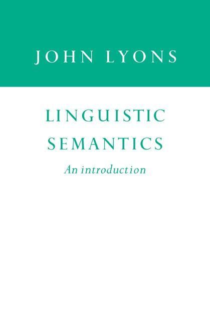Produktbild: Linguistic Semantics: An Introduction